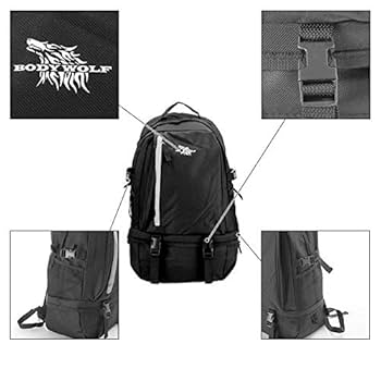 Amazon.co.jp: BODYWOLF ボディウルフ FU10 上下2層式デイパック